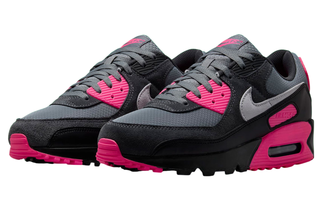 Nike Air Max 90 Cool Grey / Hyper Pink - Image 2