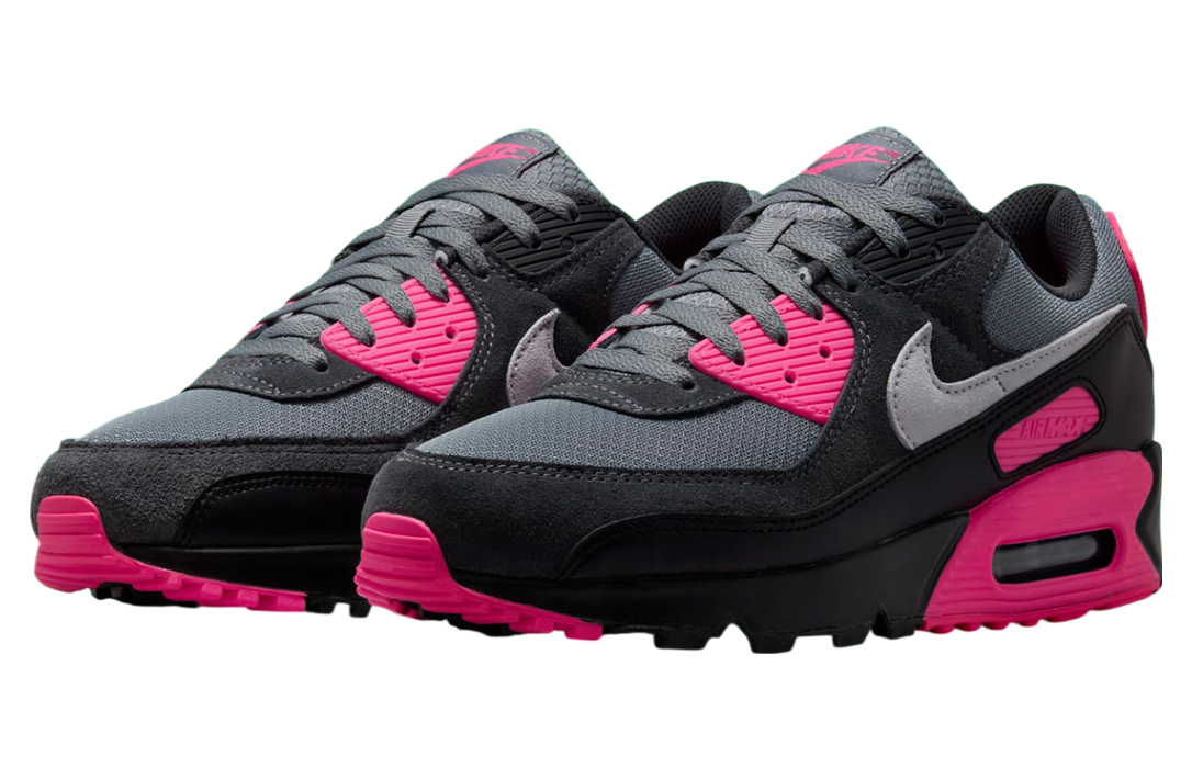 Nike Air Max 90 Cool Grey / Hyper Pink - Image 2