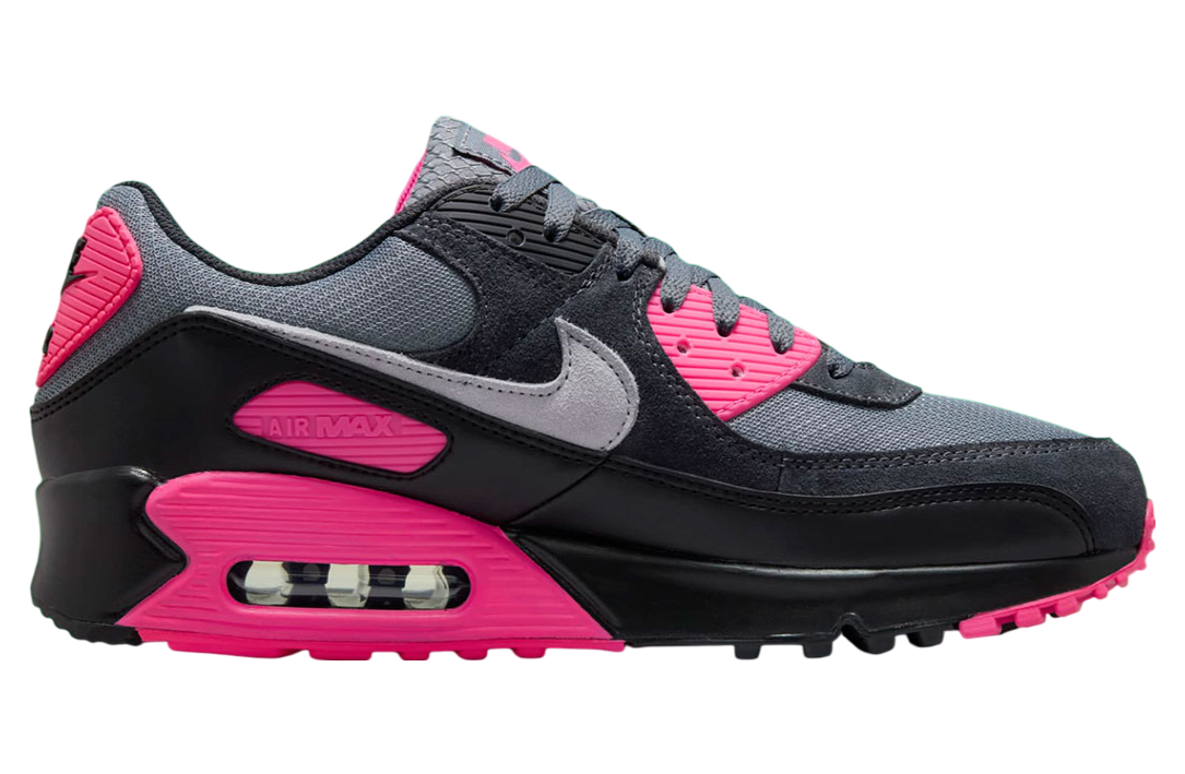 Nike Air Max 90 Cool Grey / Hyper Pink - Image 3