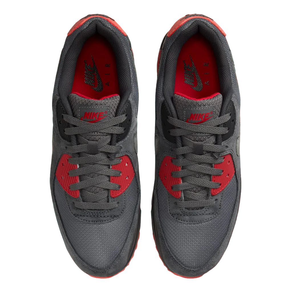 Nike Air Max 90 Grey / Red - Image 3