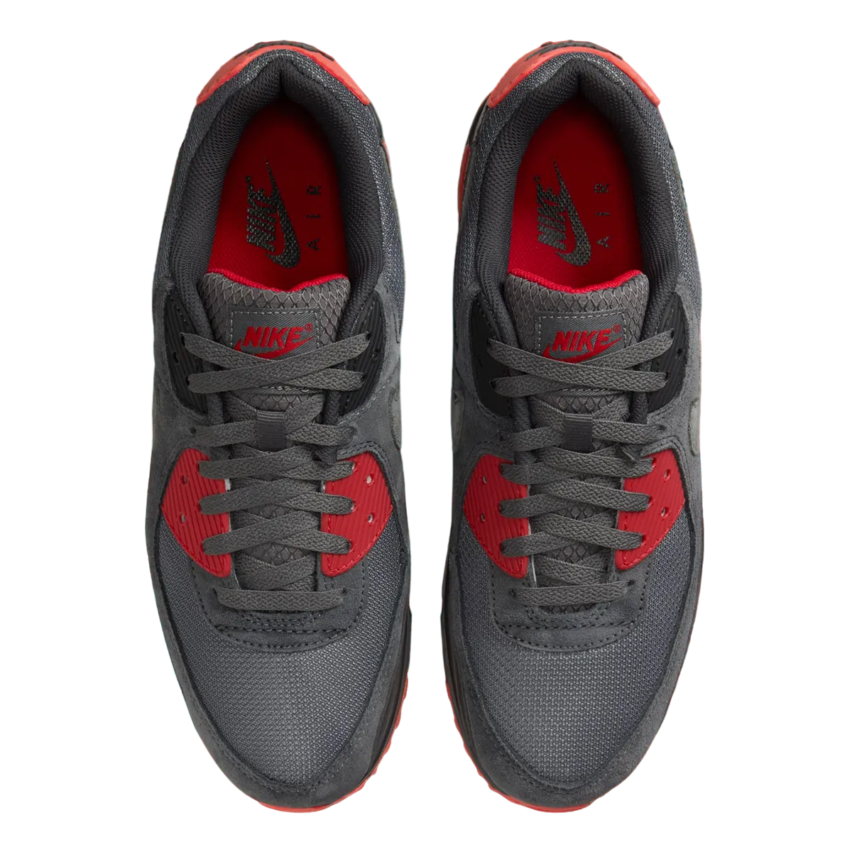 Nike Air Max 90 Grey / Red - Image 3