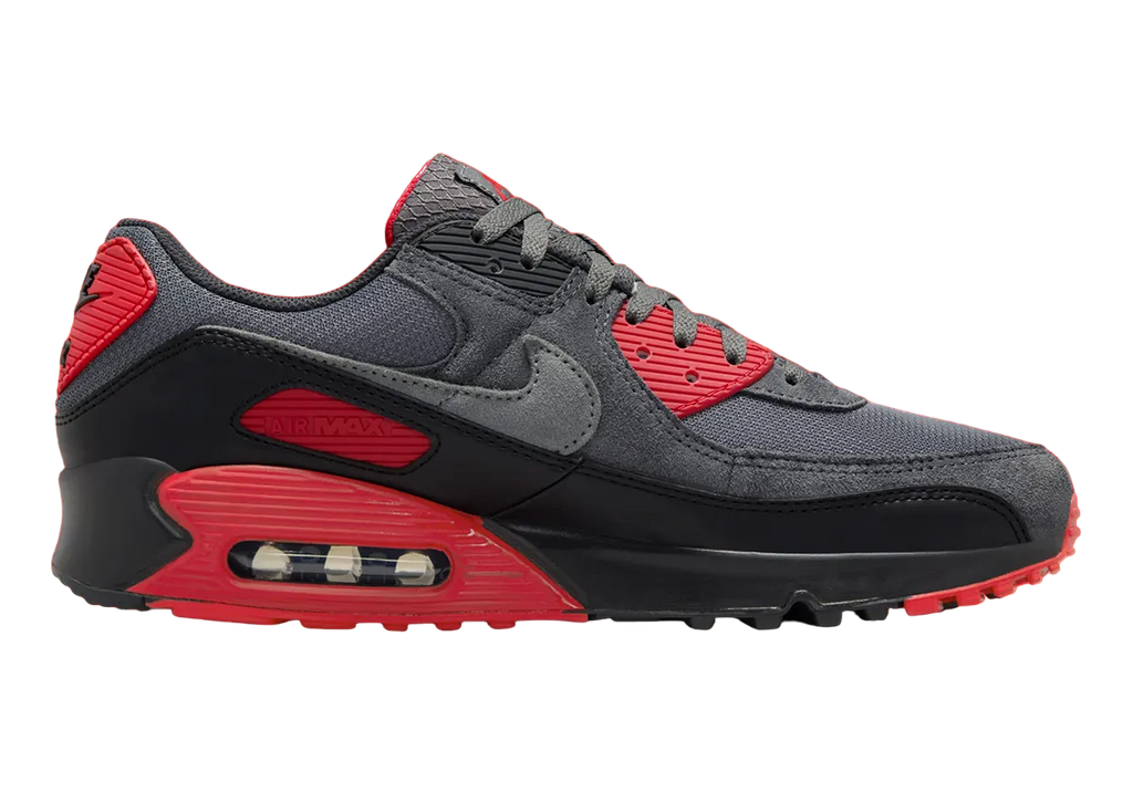 Nike Air Max 90 Grey / Red - Image 5