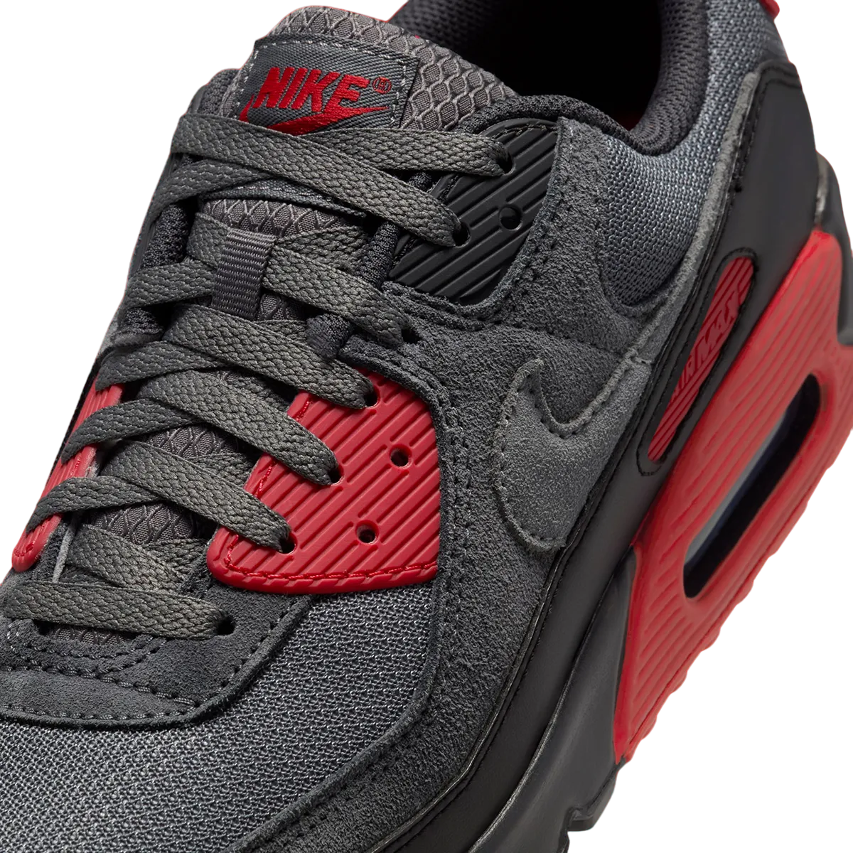 Nike Air Max 90 Grey / Red - Image 7