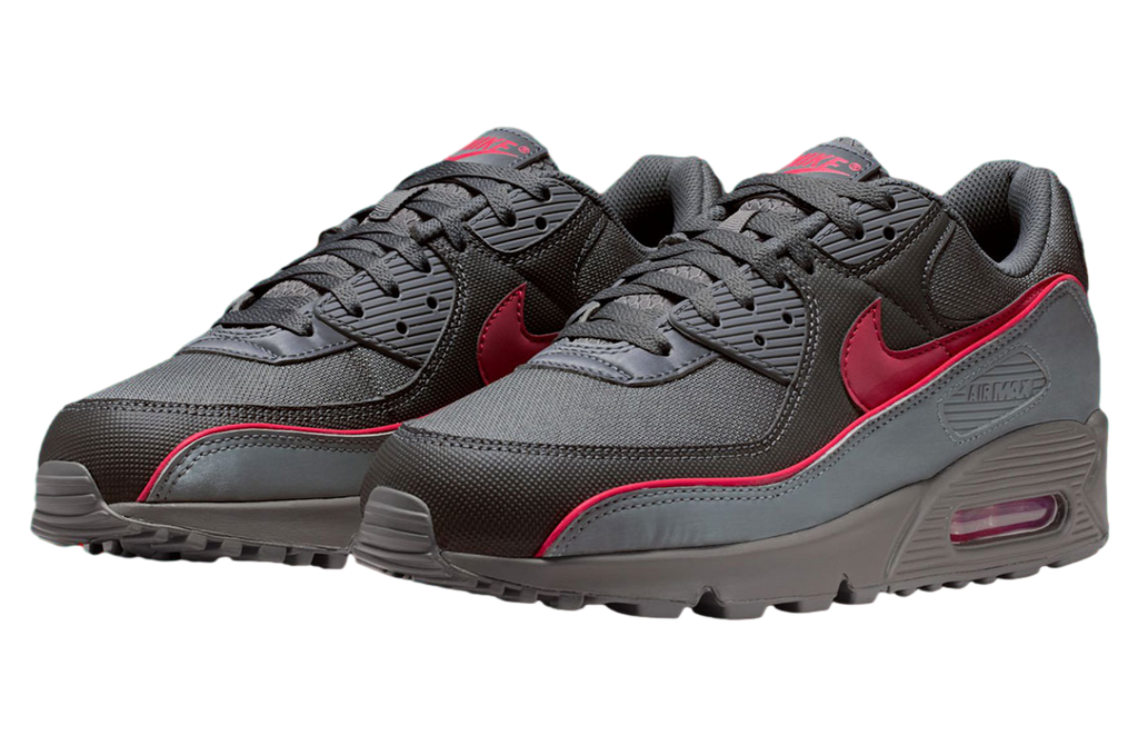 Nike Air Max 90 Iron Grey / University Red - Image 3