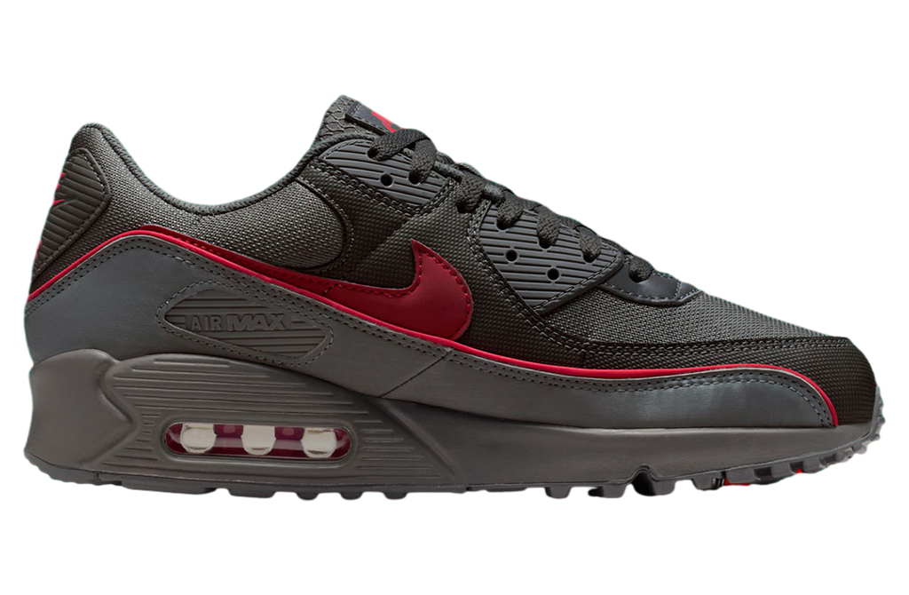 Nike Air Max 90 Iron Grey / University Red - Image 4