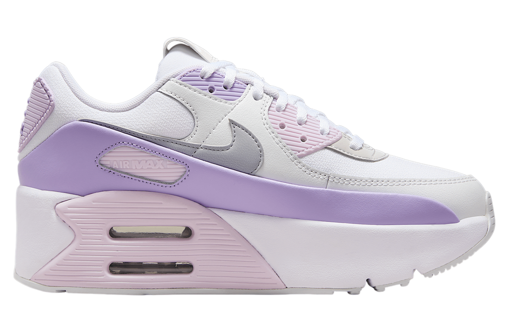 Nike Air Max 90 Lv8 WMNS White / Hydrangeas - Image 3