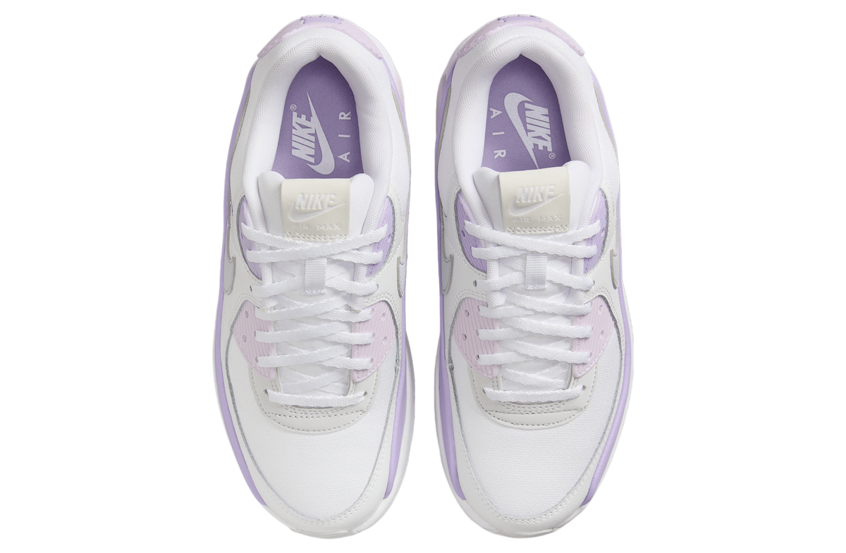 Nike Air Max 90 Lv8 WMNS White / Hydrangeas - Image 4