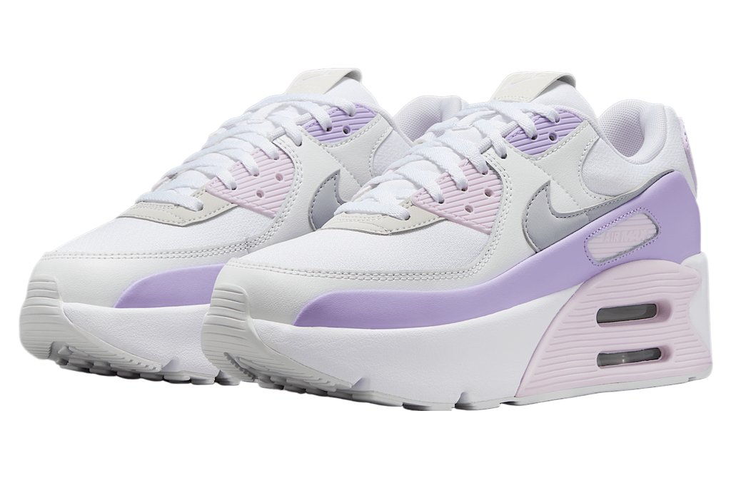 Nike Air Max 90 Lv8 WMNS White / Hydrangeas - Image 5