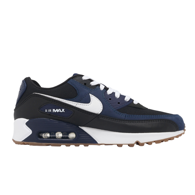 Nike Air Max 90 Midnight Navy / Gum Medium Brown - Image 2