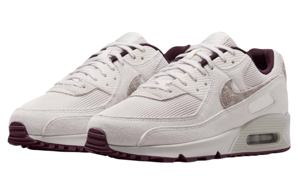 Nike Air Max 90 Phantom / Burgundy Crush - Image 2
