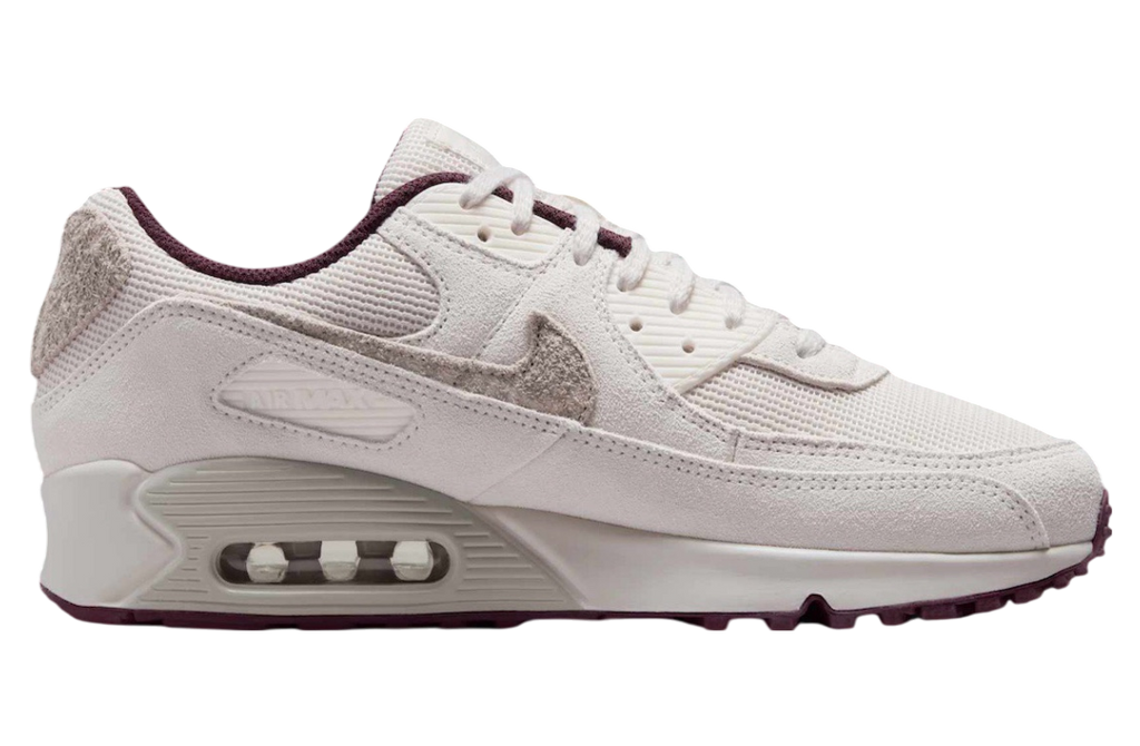 Nike Air Max 90 Phantom / Burgundy Crush - Image 3