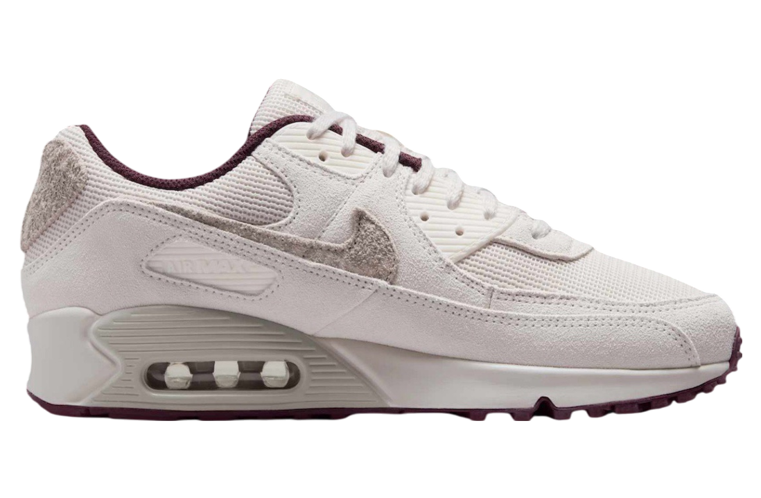 Nike Air Max 90 Phantom / Burgundy Crush - Image 3