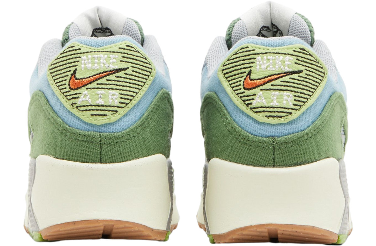 Nike Air Max 90 SE GS Sun Club-Worn Blue Treeline - Image 4