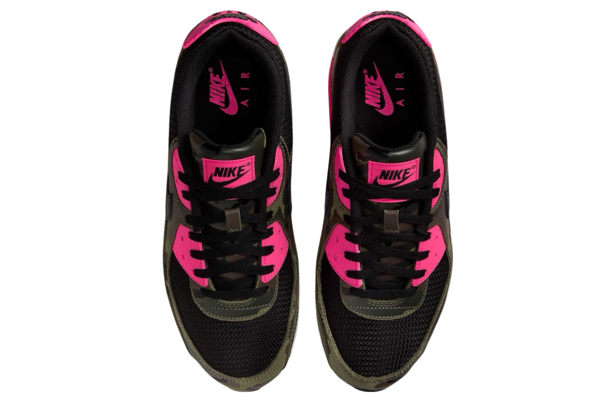Nike Air Max 90 Sequoia / Hyper Pink-Phantom-Black - Image 3