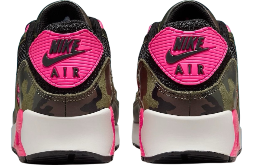 Nike Air Max 90 Sequoia / Hyper Pink-Phantom-Black - Image 4