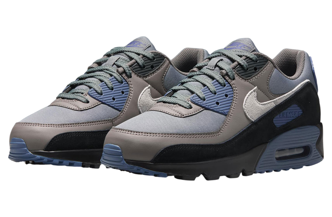 Nike Air Max 90 Smoke Grey / Diffused Blue - Image 2