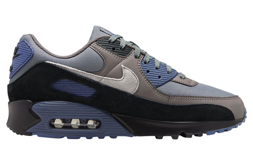 Nike Air Max 90 Smoke Grey / Diffused Blue - Image 3