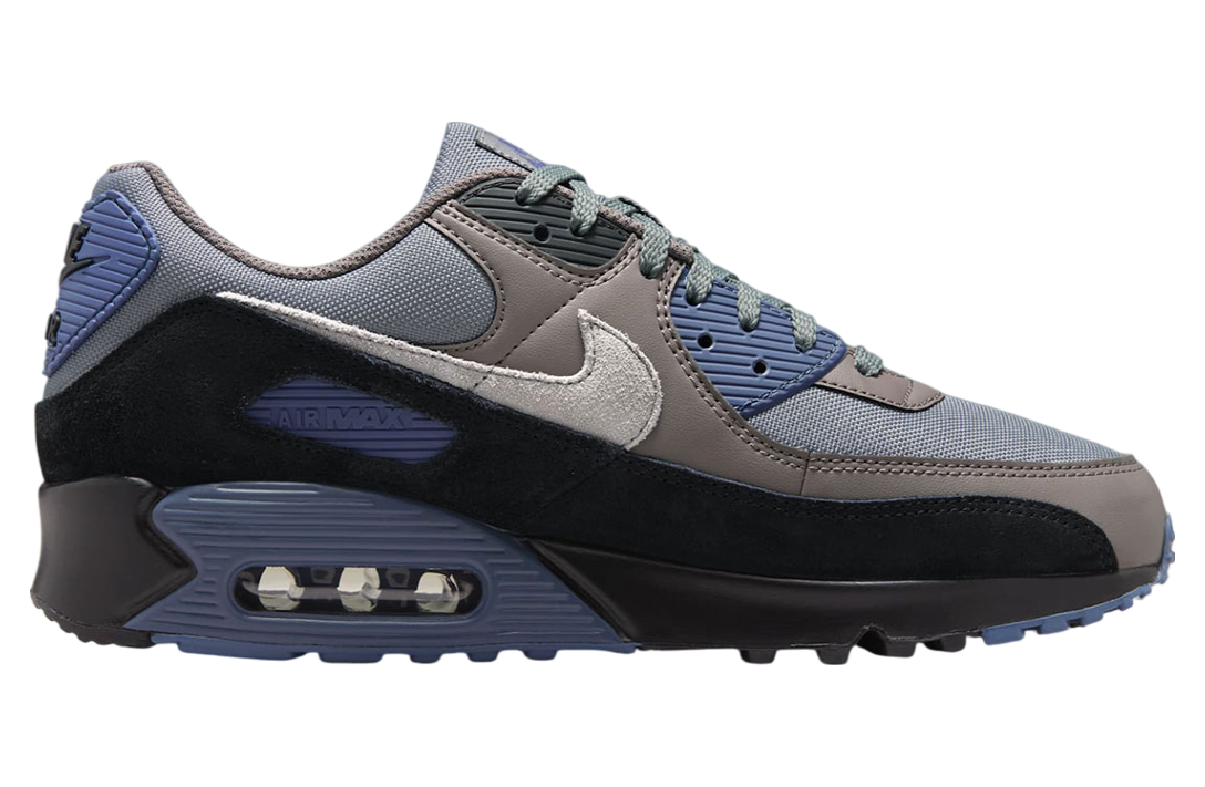 Nike Air Max 90 Smoke Grey / Diffused Blue - Image 3