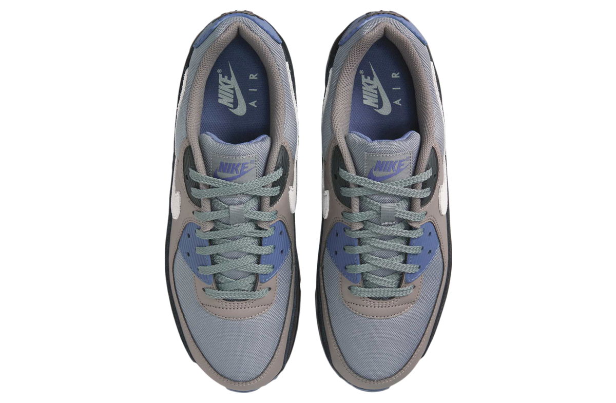 Nike Air Max 90 Smoke Grey / Diffused Blue - Image 4