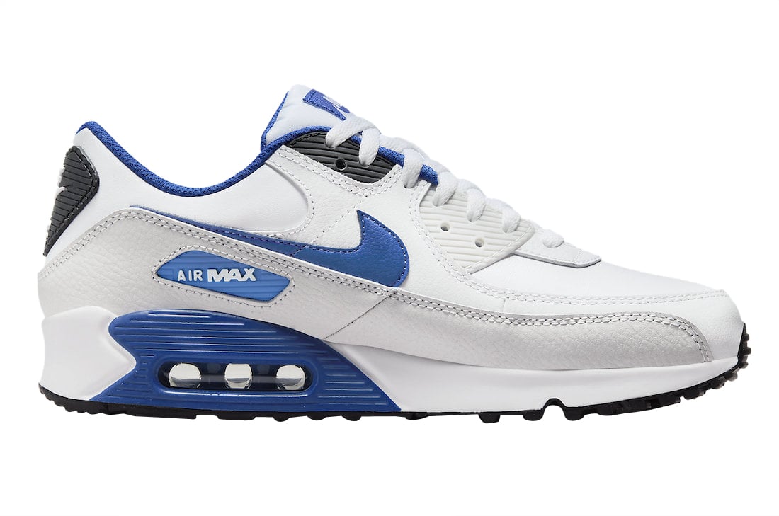 Nike Air Max 90 White Black Royal - Image 3