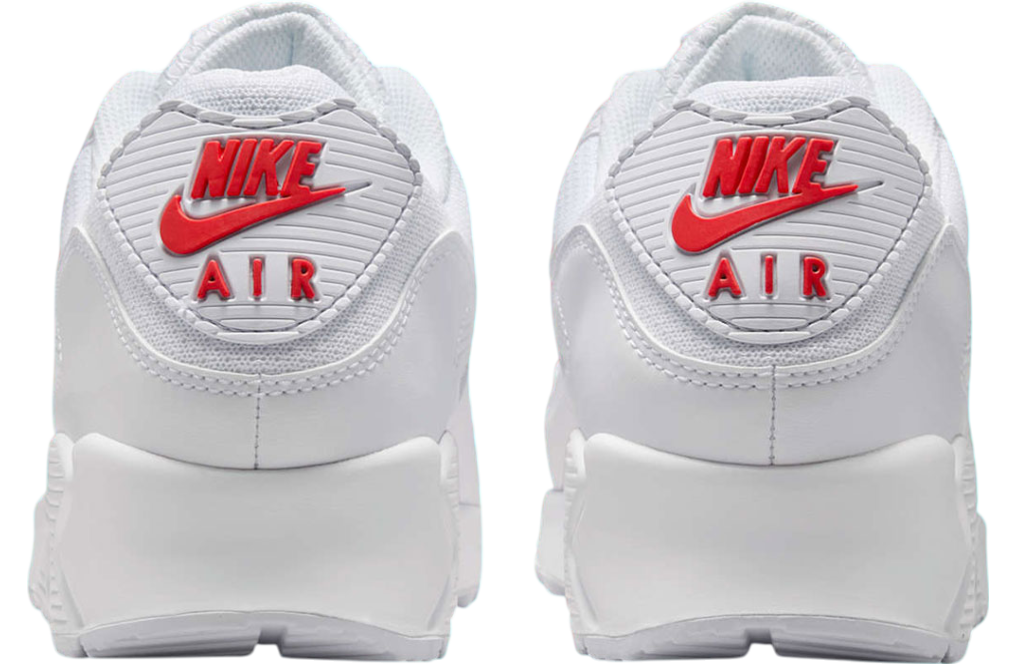 Nike Air Max 90 White / Light Crimson - Image 4