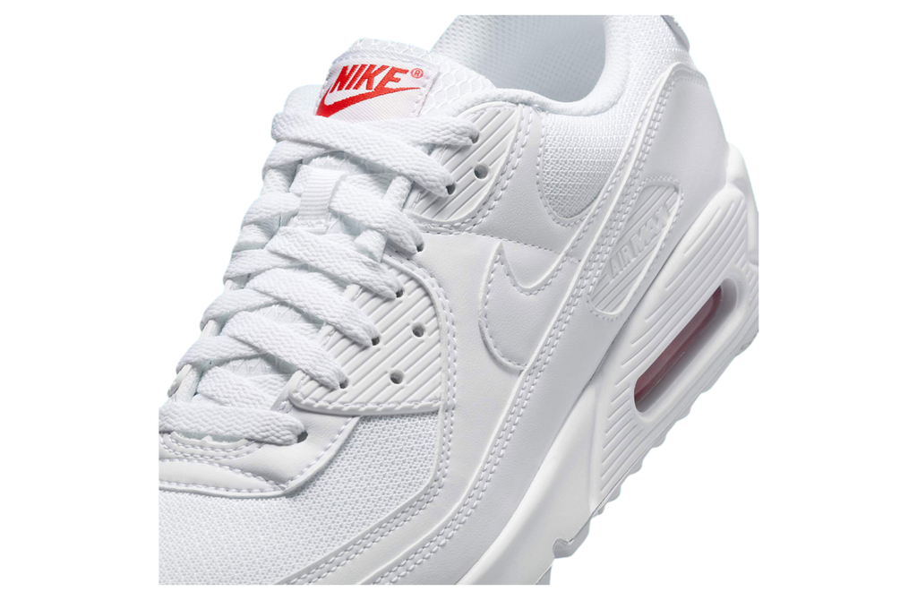 Nike Air Max 90 White / Light Crimson - Image 6