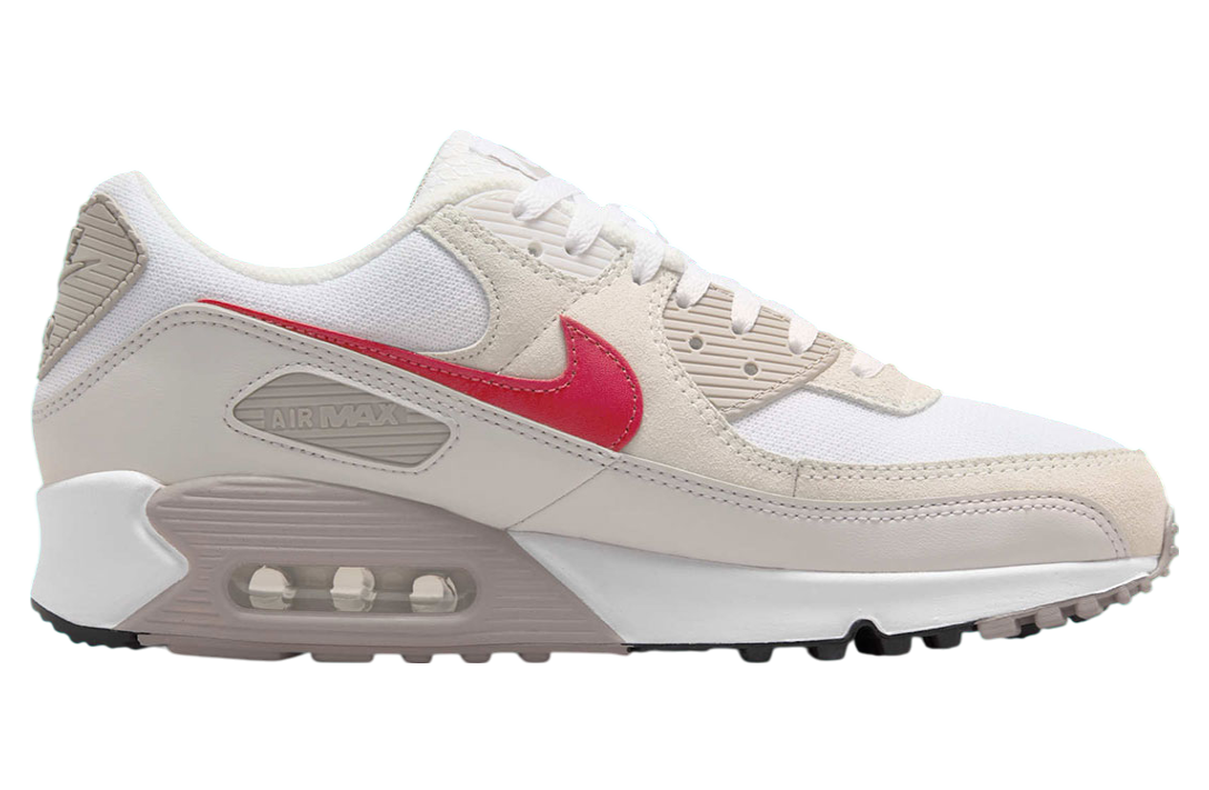 Nike Air Max 90 White / University Red - Image 2