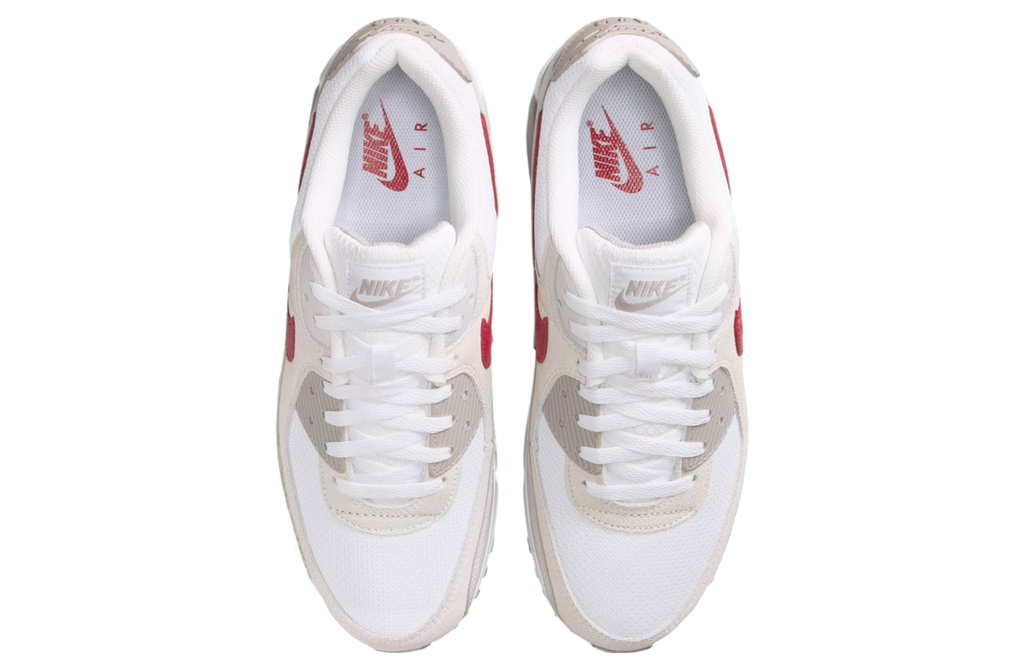 Nike Air Max 90 White / University Red - Image 3