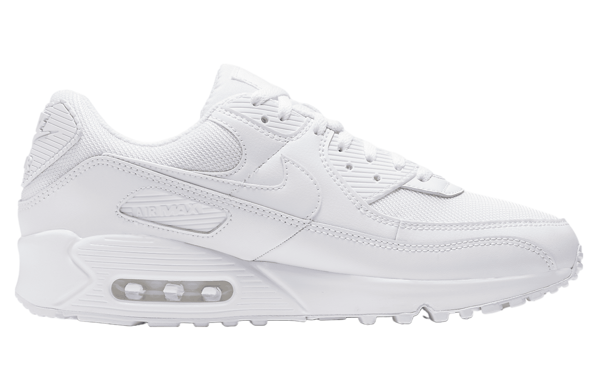Nike Air Max 90 White / Wolf Grey - Image 3
