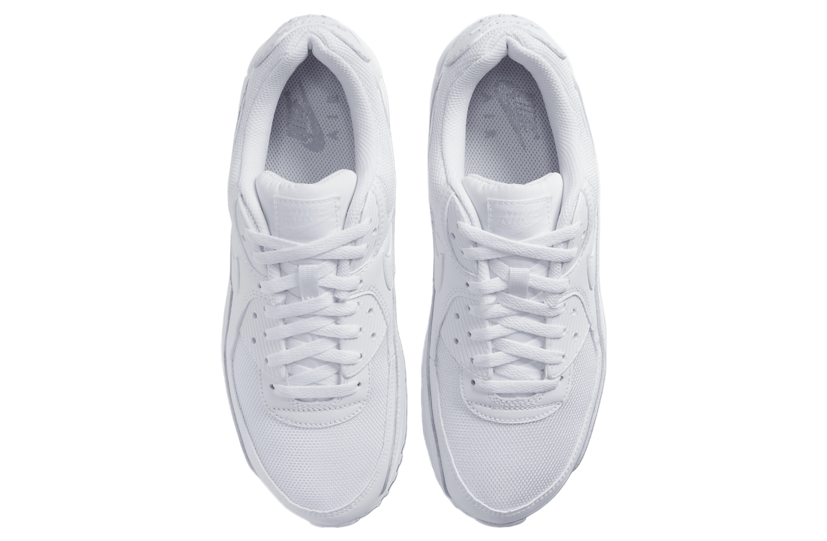 Nike Air Max 90 White / Wolf Grey - Image 4