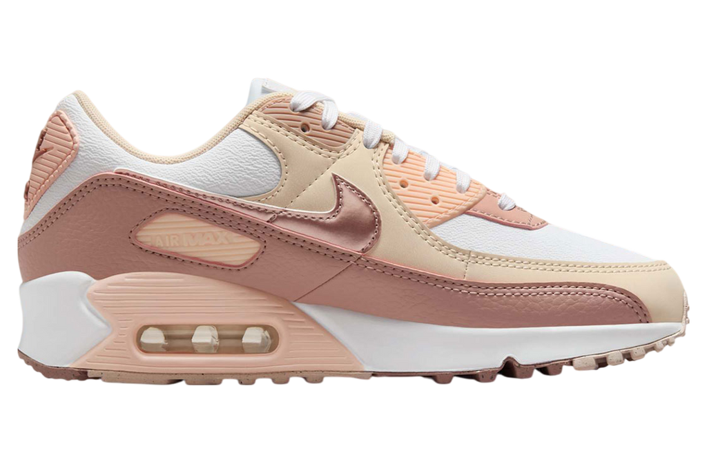 Nike Air Max 90 WMNS White / Washed Coral - Image 2