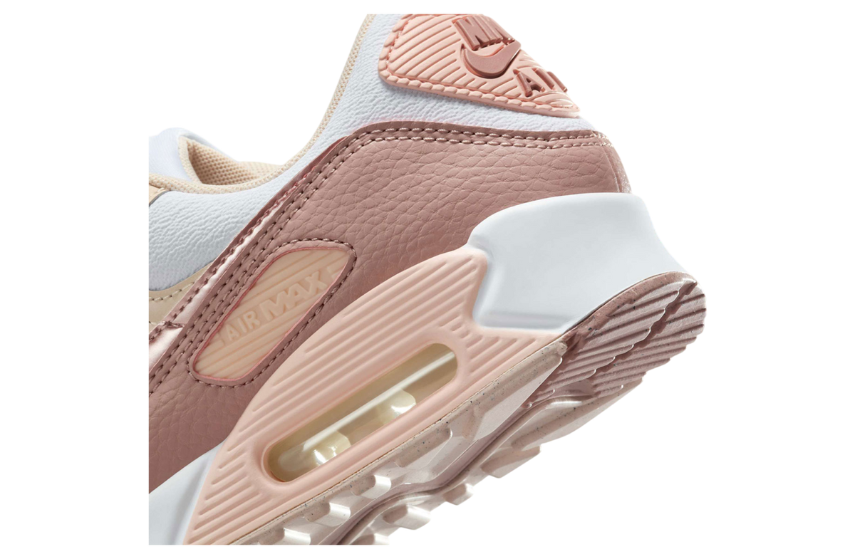 Nike Air Max 90 WMNS White / Washed Coral - Image 6