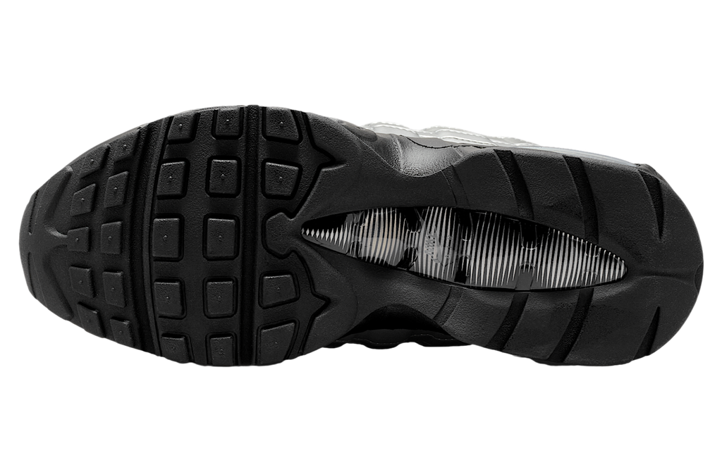 Nike Air Max 95 Big Bubble Metallic Silver / Black - Image 2