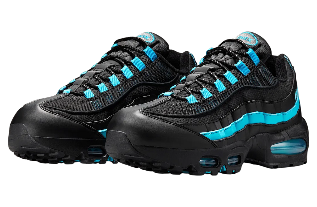 Nike Air Max 95 Black / Baltic Blue - Image 2