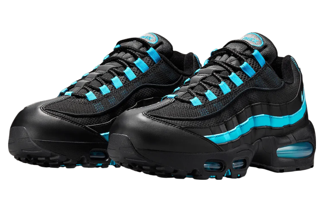 Nike Air Max 95 Black / Baltic Blue - Image 2