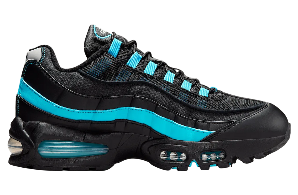 Nike Air Max 95 Black / Baltic Blue - Image 3