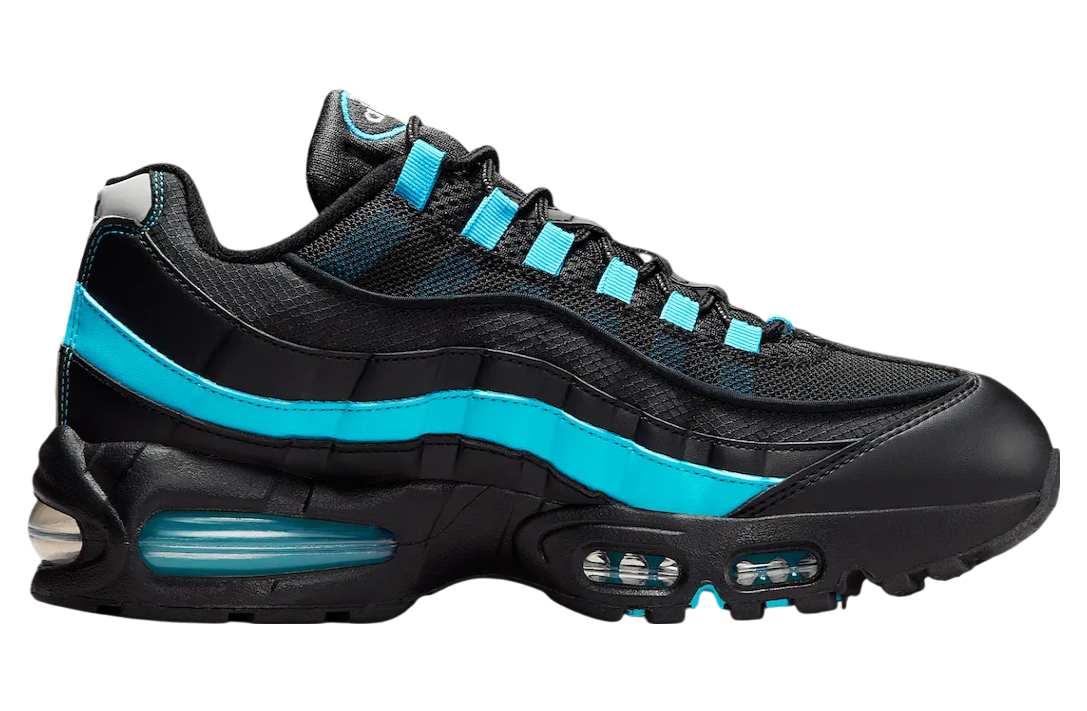 Nike Air Max 95 Black / Baltic Blue - Image 3