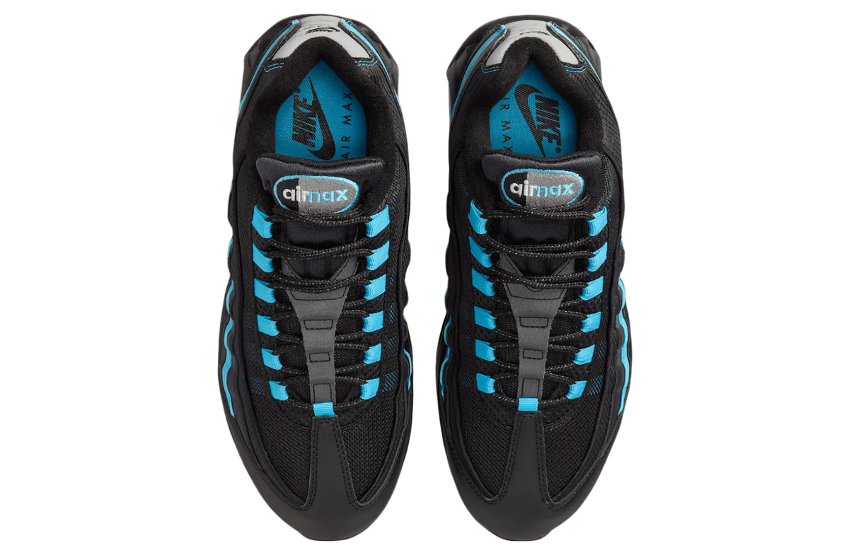 Nike Air Max 95 Black / Baltic Blue - Image 4