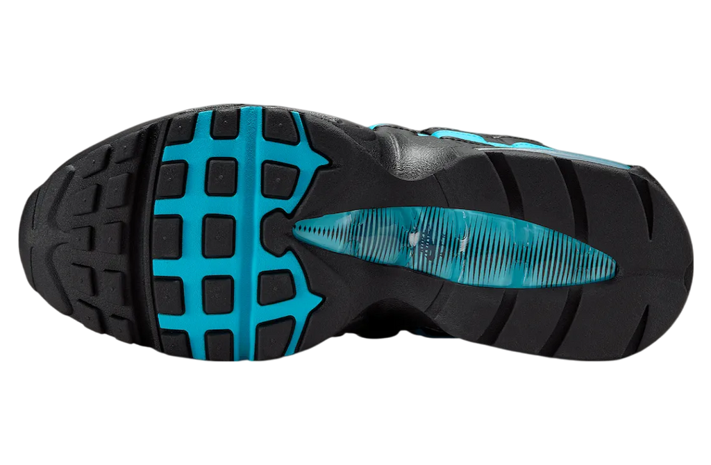 Nike Air Max 95 Black / Baltic Blue - Image 6