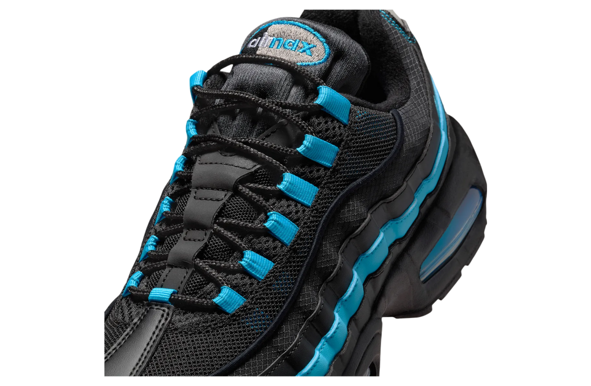 Nike Air Max 95 Black / Baltic Blue - Image 7