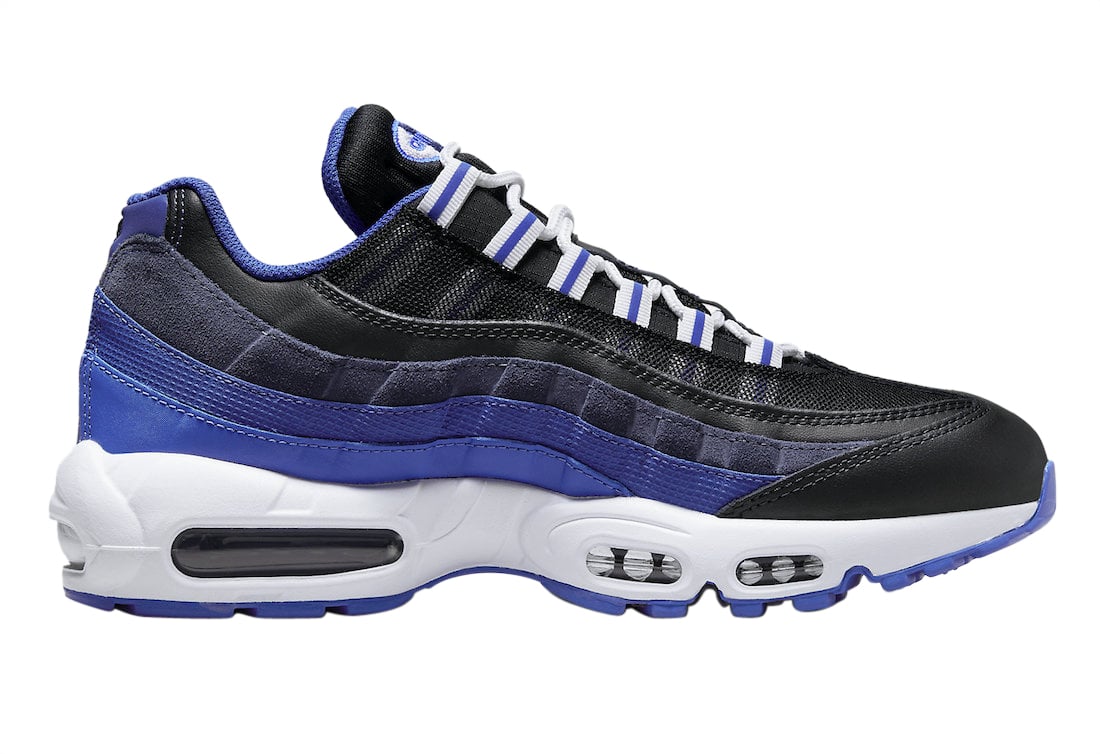 Nike Air Max 95 Black Blue - Image 3