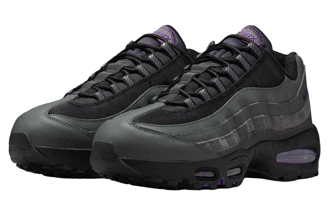 Nike Air Max 95 Black / Grey / Purple - Image 2
