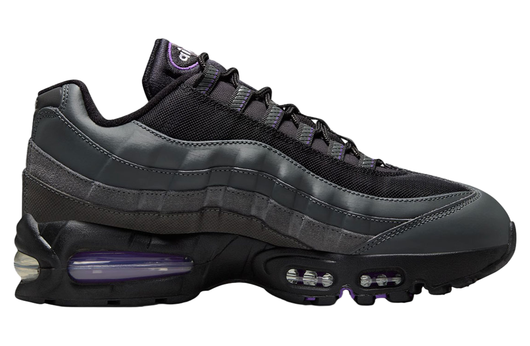Nike Air Max 95 Black / Grey / Purple - Image 3