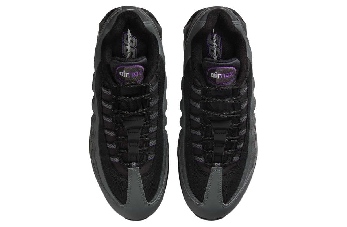 Nike Air Max 95 Black / Grey / Purple - Image 4