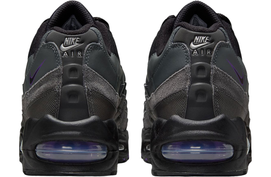 Nike Air Max 95 Black / Grey / Purple - Image 5