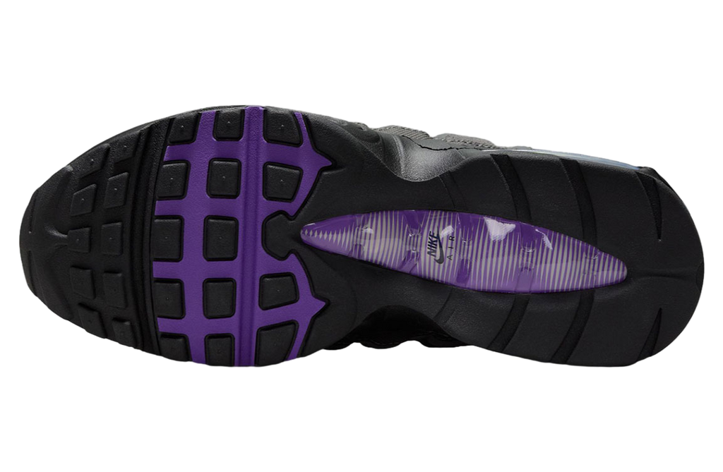 Nike Air Max 95 Black / Grey / Purple - Image 6