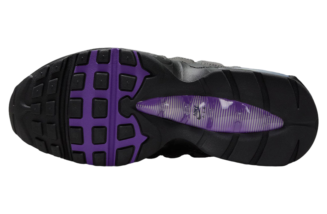 Nike Air Max 95 Black / Grey / Purple - Image 6