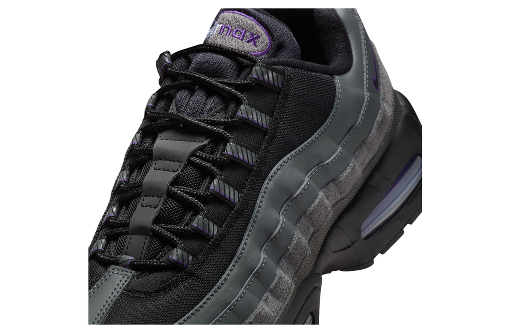 Nike Air Max 95 Black / Grey / Purple - Image 7