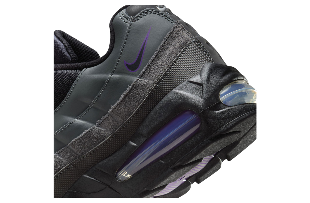 Nike Air Max 95 Black / Grey / Purple - Image 8