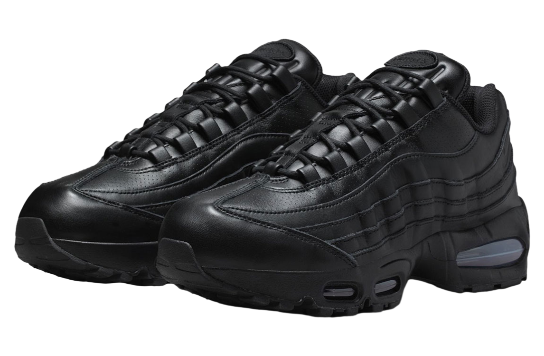 Nike Air Max 95 Black Leather - Image 2